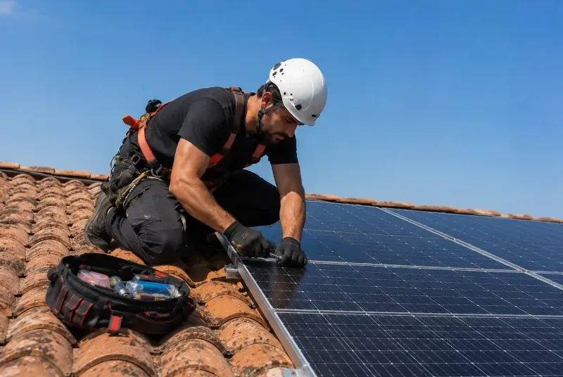 Maintenance et monitoring de panneaux solaires à Réole